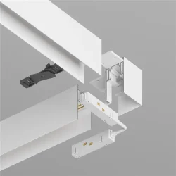 Угловой коннектор S35 накладной белый (Белый) TRA004CL-21W