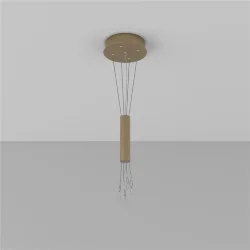 Универсальное крепление для квадратных светильников Zon (400 и 600 мм) (Матовое Золото)