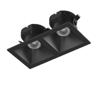 'Рамка двойная для серии COMBO 3, квадратная, черная, COMBO-3S2-BL 004195