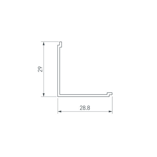 Экран SL-KANT-H30 SQUARE OPAL (Arlight, Пластик) - фото 2