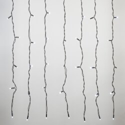 ULD-C3020-384-TBK WHITE IP67 Занавес светодиодный с эффектом мерцания, 3х2м, Соединяемый, 384 светодиода, Белый свет, Провод черный, TM Uniel