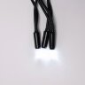 ULD-C3020-384-TBK WHITE IP67 Занавес светодиодный с эффектом мерцания, 3х2м, Соединяемый, 384 светодиода, Белый свет, Провод черный, TM Uniel - фото 4