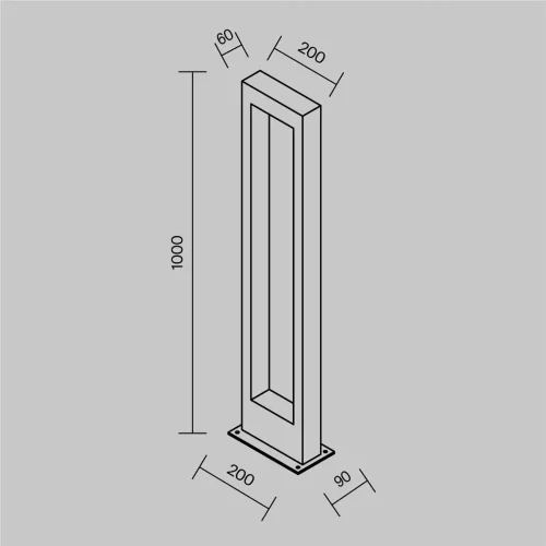 Ландшафтный светильник Bonn 3000К 10Вт IP 65 (Графит) - фото 3