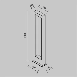 Ландшафтный светильник Bonn 3000К 10Вт IP 65 (Графит)