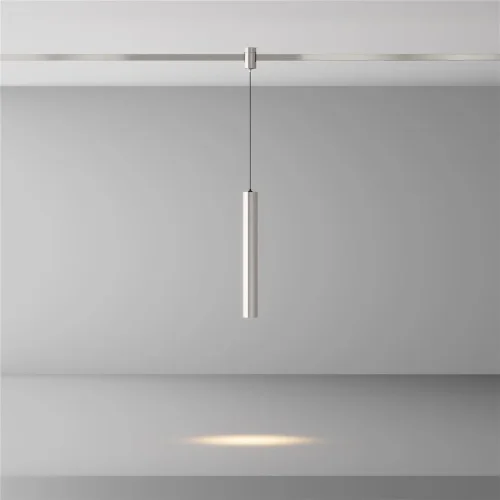 Трековый подвесой светильник Focus Led Flarity 3000K 5Вт 30° (Платина) - фото 4