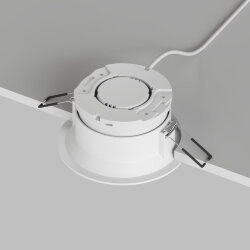 Встраиваемый светильник INER, до 15 Вт LED, GX53, IP20, алюминий, белый, Denkirs DK2150-WH