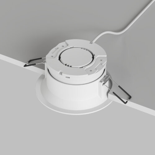 Встраиваемый светильник INER, до 15 Вт LED, GX53, IP20, алюминий, белый. Фото 4