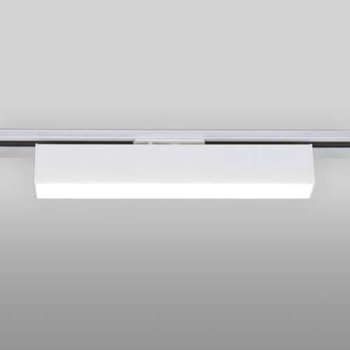 Basic System Трековый светильник 10W 4200K X-Line белый матовый однофазный - Фото 2