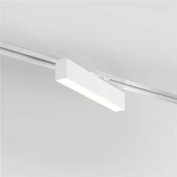 Трековый светодиодный светильник для однофазного шинопровода X-Line 10W 4200K белый матовый X-Line белый матовый 10W 4200K (LTB53) однофазный (052443)