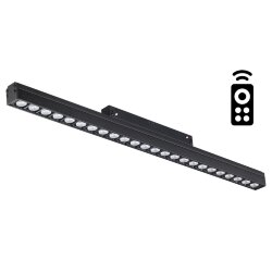 Трековый светильник для низковольного шинопровода диммируемый с пультом ДУ, со сменой цв. температур «Novotech» 358624, серия: FLUM - -