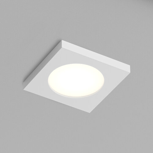 DK3014-WH Встраиваемый светильник влагозащ., IP 44, 50 Вт, GU10, белый, алюминий.
