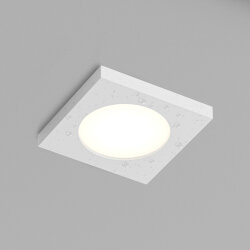 Встраиваемый светильник влагозащ., IP 44, 50 Вт, GU10, белый, алюминий, Denkirs DK3014-WH