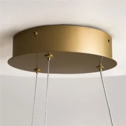 Подвесной светильник Curve 2600-3500К 52Вт (Латунь)