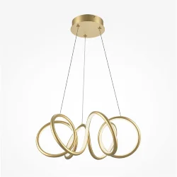 Подвесной светильник Curve 2600-3500К 52Вт (Латунь)