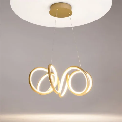 Подвесной светильник Curve 2600-3500К 52Вт (Латунь) - фото 5