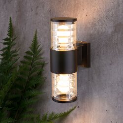 Настенный уличный светильник 1407 Techno черный IP54 1407 Techno черный