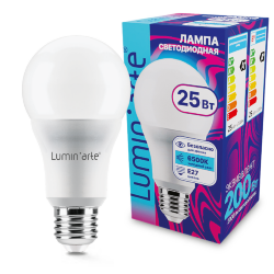 Светодиодная лампа Luminarte LSTD-A65-25W6KE27 25Вт 6500K E27