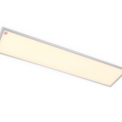 Светодиодная панель 1195x295x10 мм 38 Ватт с серой рамкой 3000К с Бап-1