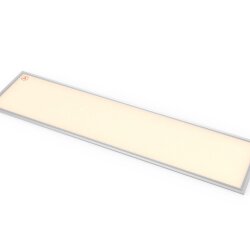 Светодиодная панель 1195x295x10 мм 38 Ватт с серой рамкой 3000К с Бап-1