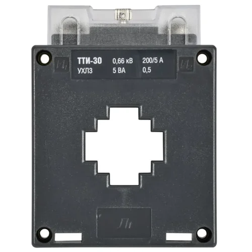 Трансформатор тока ТТИ-30 300/5А кл. точн. 0.5S 5В.А МПИ08 IEK ITT20-3-05-0300-08 - фото 2