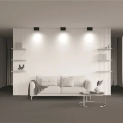 Потолочный светильник Atom GU10 2x10Вт (Черный)