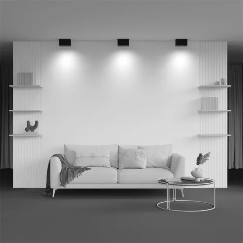 Потолочный светильник Atom GU10 2x10Вт (Черный) - фото 7