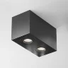 Потолочный светильник Атом / Atom 2*GU10 10 Вт (Черный) C017CL-02B - фото 6