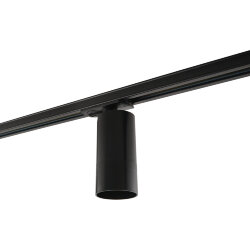 Трековый светильник IP 20, 10 Вт, GU10, LED, черный, пластик, Denkirs DK6502-BK