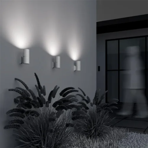 Настенный светильник (бра) Bowery GU10x1 50Вт IP 54 (Белый) - фото 9