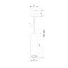 Светильник подвесной светодиодный Trio 12W 3000K белый 50310 LED - фото 4
