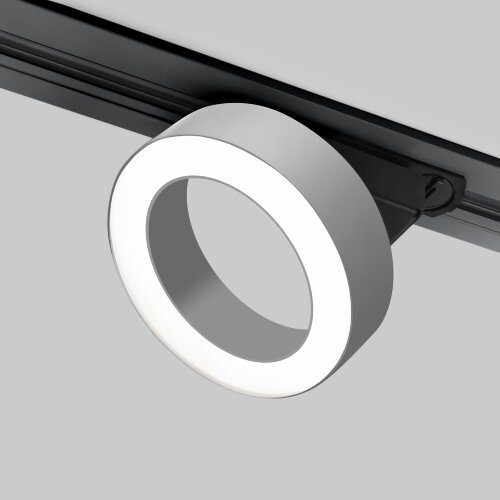 Basic System Трековый светильник 12W 4200K Spila серебро - фото 1