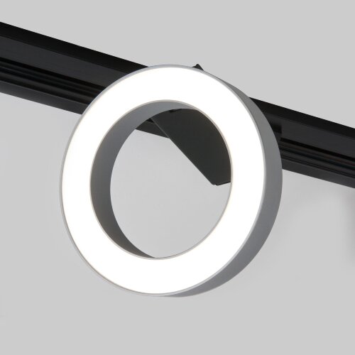 Basic System Трековый светильник 12W 4200K Spila серебро - Фото 5