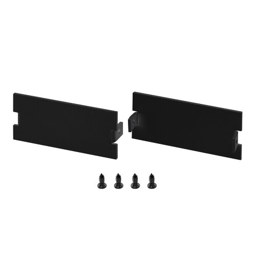 Заглушка FLOOR60 BLACK глухая (Arlight, Алюминий) - фото 1