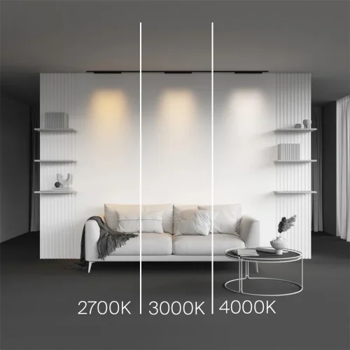 Трековый светильник Точки / Points Levity 4000К 20Вт 30° (Черный) TR193-1-20W4K-M-B - фото 8