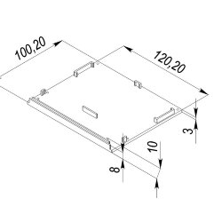 Заглушка для LC-LP-100120
