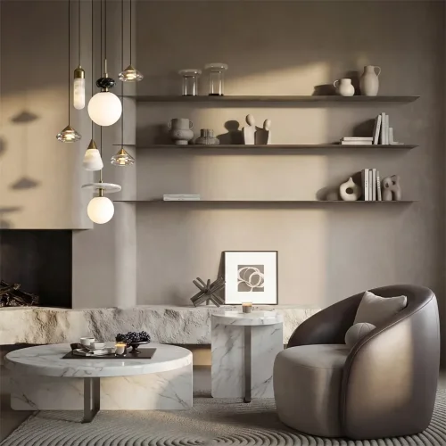 Подвесной светильник Пещера / Cave (Латунь) FR5631PL-01BS - фото 14