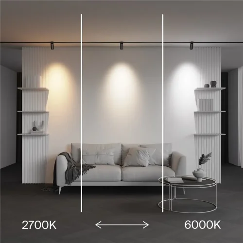 Трековый светильник Фокус Зум / Focus Zoom Exility X 2700-6000K 12Вт 10-45° Dim Dali2 (Черный) TR244-4-12WTW-DD2-B - фото 8