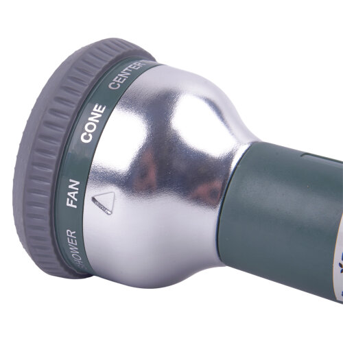 UGW-N02 P10 GREY-OLIVE Пистолет-распылитель для полива, на шланг, 10 режимов, Цвет серый-оливковый, TM ФитоЛето - фото 5