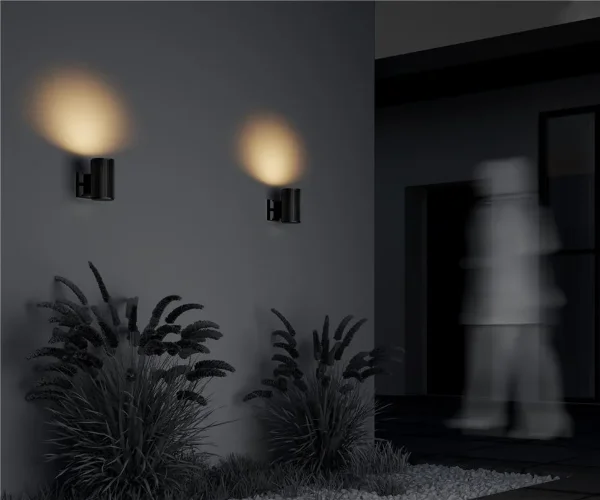 Настенный светильник (бра) Rando E27х1 60Вт IP 54 (Черный) - фото 7