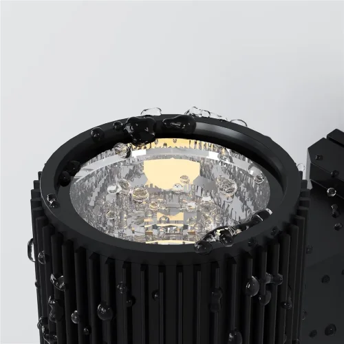 Настенный светильник (бра) Rando E27х1 60Вт IP 54 (Черный) - фото 8