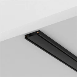 Шинопровод 2м Radity с заглушками в комплекте накладной черный (Черный)