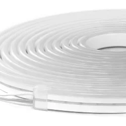 NeonLine ELF PVC интерьерный, боковой изгиб, 12В, IP53, 6мм, 1м, кратность реза 1см, белый
