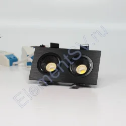 Светодиодный светильник встраиваемый 65 series black housing BW145 (6W,220V,day white)