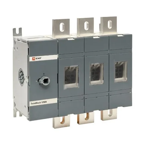 Рубильник 3п 1250А без рукоятки управления TwinBlock PROxima EKF tb-s-1250-3p - фото