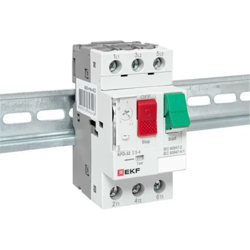 Выключатель автоматический для защиты двигателя АПД-32 2.5-4А EKF apd-me-4.0 - фото 2