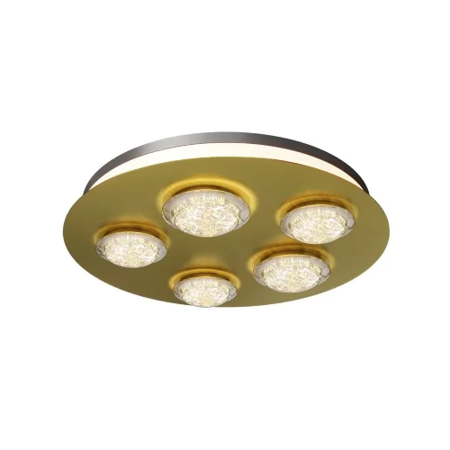 Потолочный светильник Pharao 3000К 56Вт (Черный и Латунь) - фото