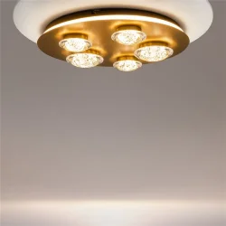 Потолочный светильник Pharao 3000К 56Вт (Черный и Латунь)