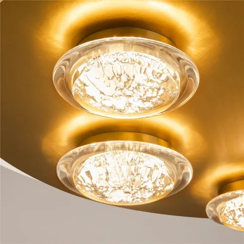 Потолочный светильник Pharao 3000К 56Вт (Черный и Латунь) - фото 7