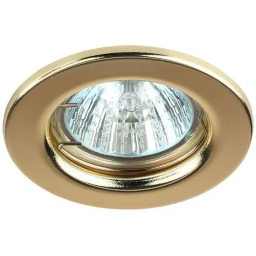 Светильник точечный ST1 GD 50Вт MR16 12В штампован. зол. ЭРА C0043798 - фото 2