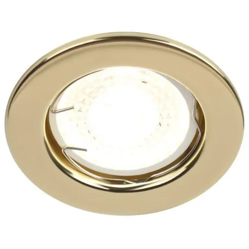 Светильник точечный ST1 GD 50Вт MR16 12В штампован. зол. ЭРА C0043798 - фото 3